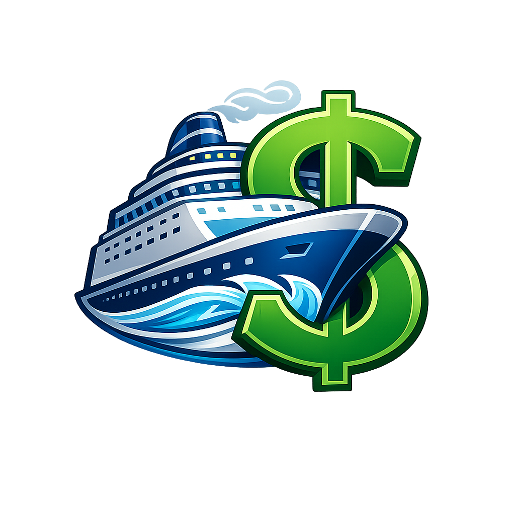 RC Price Check logo — a cruise ship with a green dollar sign